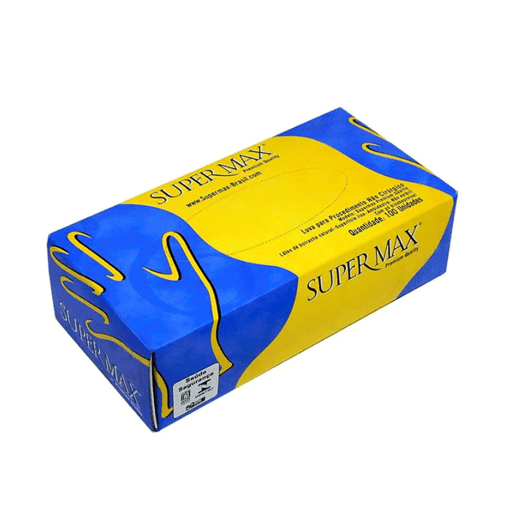 Luvas Supermax de Látex