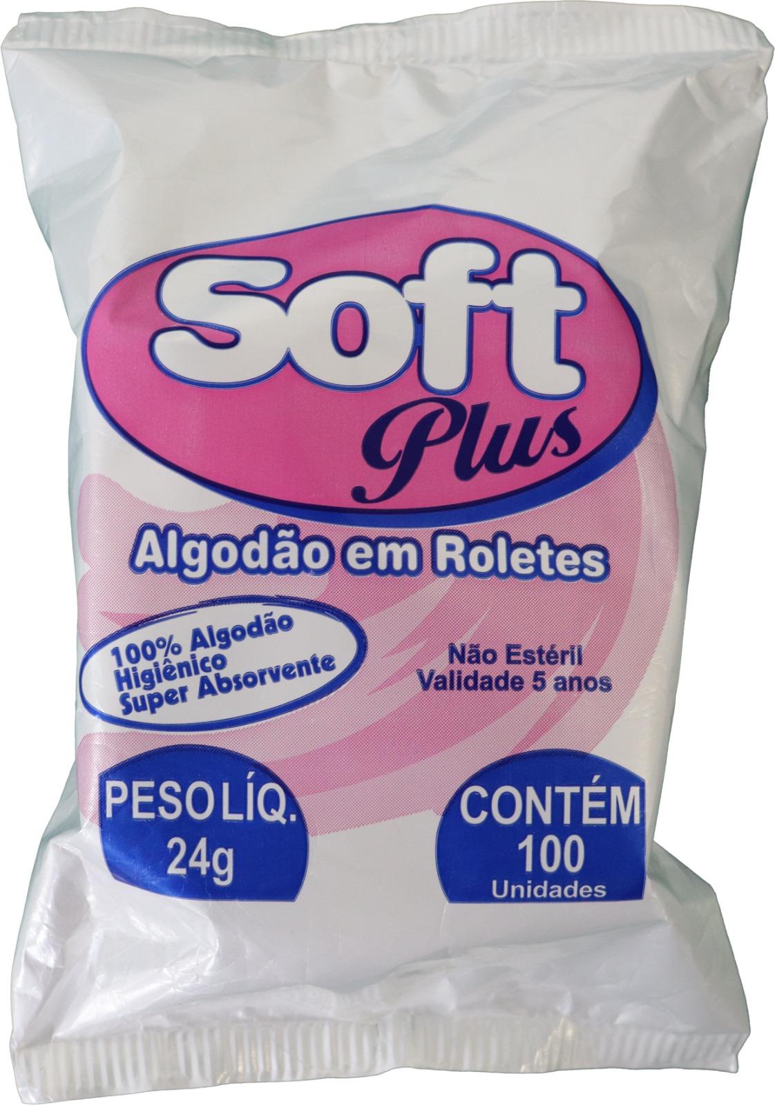 Algodão em Roletes Soft Plus